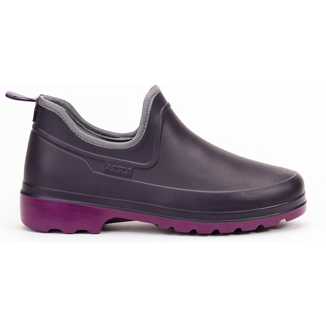 Aigle Womens Taden Plus Clogs - Aubergine / Dahlia